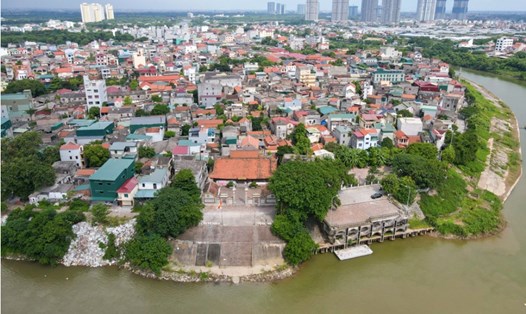Hình ảnh huyện Gia Lâm nhìn từ trên cao. Ảnh: Hanoi.gov.vn
