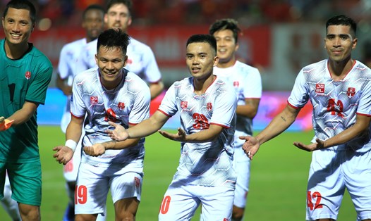 Hải Phòng FC thắng 3-0 trước PSM Makassar ở trận ra quân AFC Cup 2023-2024. Ảnh: Minh Dân
