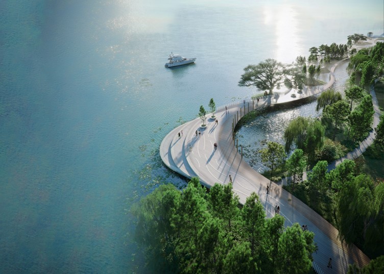 Ecovillage Saigon River có 32ha mặt nước đi qua toàn dự án.