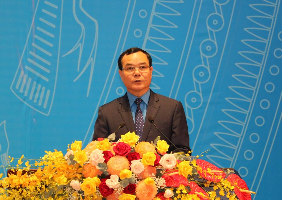 Ông Nguyễn Đình Khang - Chủ tịch Tổng Liên đoàn Lao động Việt Nam. Ảnh: Đình Trọng
