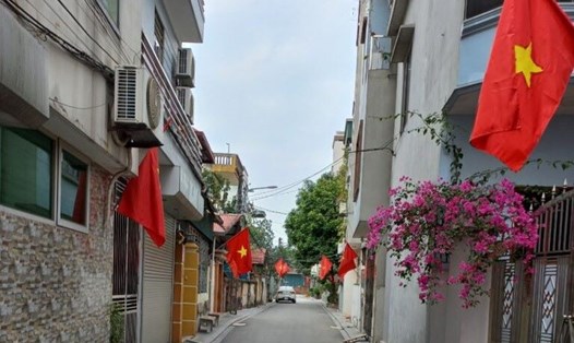 Một khu dân cư trên địa bàn thị trấn Đông Anh (Hà Nội). Ảnh: Hanoi.gov.vn
