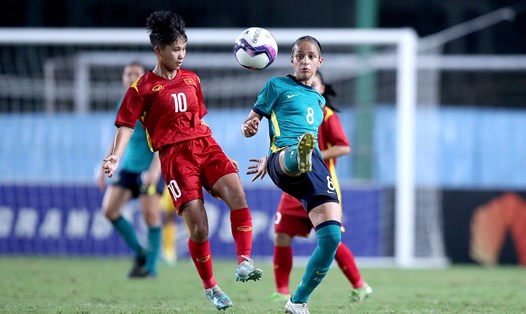 Tuyển U17 nữ Việt Nam thua Australia 1-2. Ảnh: VFF