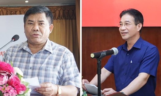 Ông Y Thông - Thứ trưởng, Phó Chủ nhiệm Uỷ ban Dân tộc (trái) và ông Phạm Thái Hà - Phó Chủ nhiệm Văn phòng Chủ tịch nước (phải). Ảnh: VPCTN