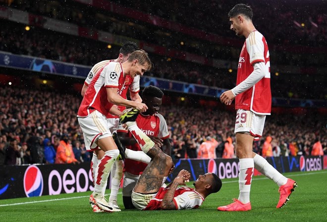“Pháo thủ” đang nối dài mạch toàn thắng với những màn trình diễn ấn tượng. Ảnh: Arsenal FC
