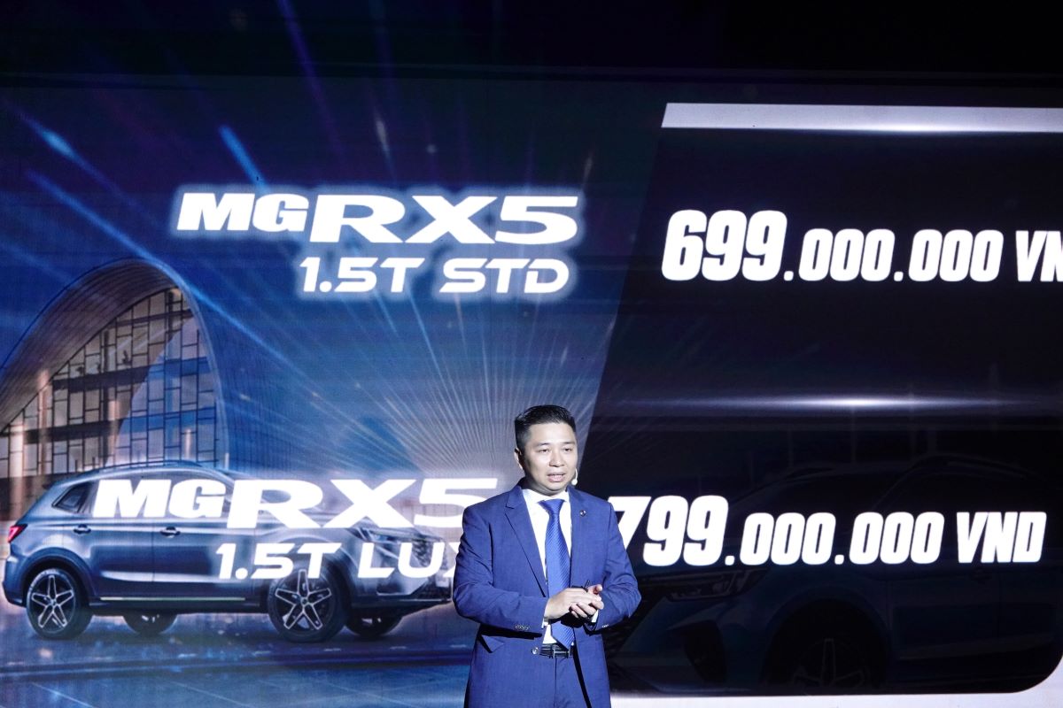 Xe MG RX5 sẽ có giá bán tại Việt Nam từ 699 triệu đồng. Ảnh: Nguyễn Đăng