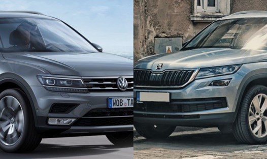 Skoda Kodiaq và Volkswagen Tiguan dùng chung nền tảng khung gầm sẽ mang đến khả năng vận hành không có nhiều khác biệt. Ảnh: Lâm Anh