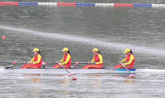 Việt Nam có huy chương đồng rowing tại ASIAD 19. Ảnh: HL Hoàng