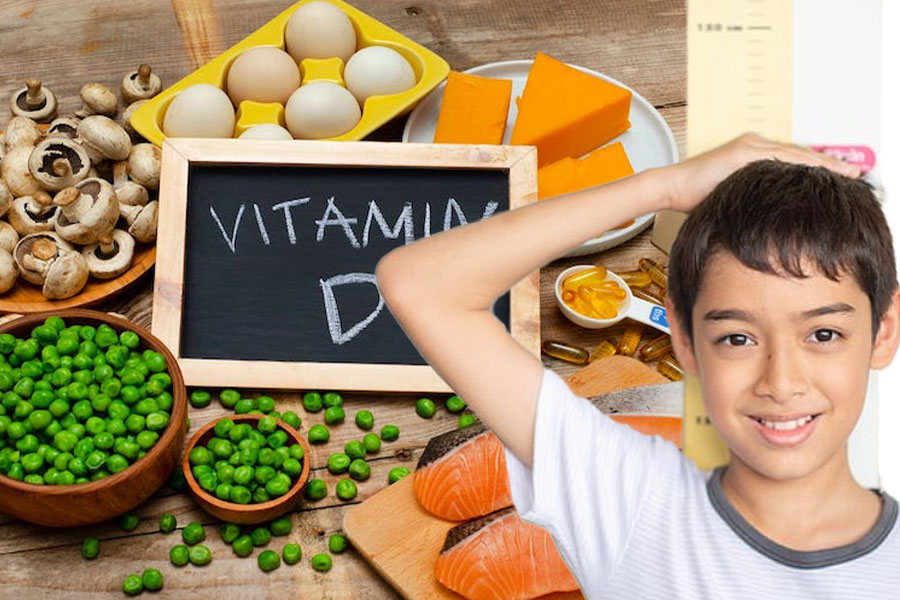Nếu trẻ không được cung cấp đủ dinh dưỡng hoặc đủ vitamin D, nó có thể gây hại cho sức khỏe xương của trẻ. Đồ họa: Thiện Nhân