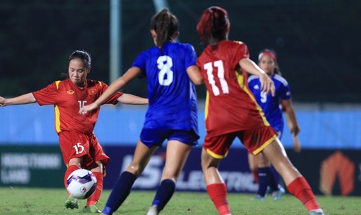 U17 nữ Việt Nam lỡ tấm vé tham dự vòng chung kết U17 nữ châu Á 2024. Ảnh: Minh Dân