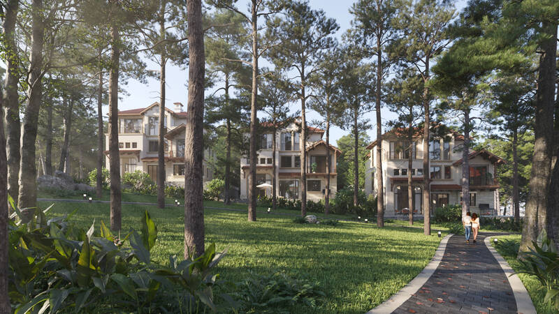 Thanh Xuân Valley duy trì mật độ xây dựng thực tế ở mức 15%. Ảnh: Thanh Xuan Valley