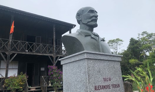 Ngôi nhà làm việc của bác sĩ Alexandre Yersin trên đỉnh Hòn Bà, huyện Cam Lâm (Khánh Hòa). Ảnh: Phương Linh