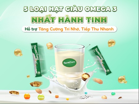 Chỉ với 2 ly sữa hạt trí não ThomiSure mỗi ngày - cải thiện sức khỏe não bộ. Ảnh: 