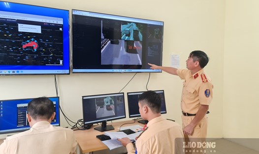 Hệ thống camera giám sát của Phòng CSGT tỉnh Vĩnh Phúc phát hiện nhiều phương tiện vi phạm tốc độ gấp đôi cho phép. Ảnh: Bảo Nguyên