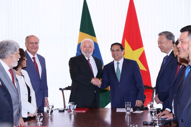 Việt Nam - Brazil đặt mục tiêu tăng kim ngạch song phương lên 15 tỉ USD