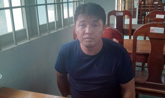 Đối tượng Thành bị bắt giữ khi đang lẩn trốn tại Tây Ninh. Ảnh: Cơ quan chức năng cung cấp