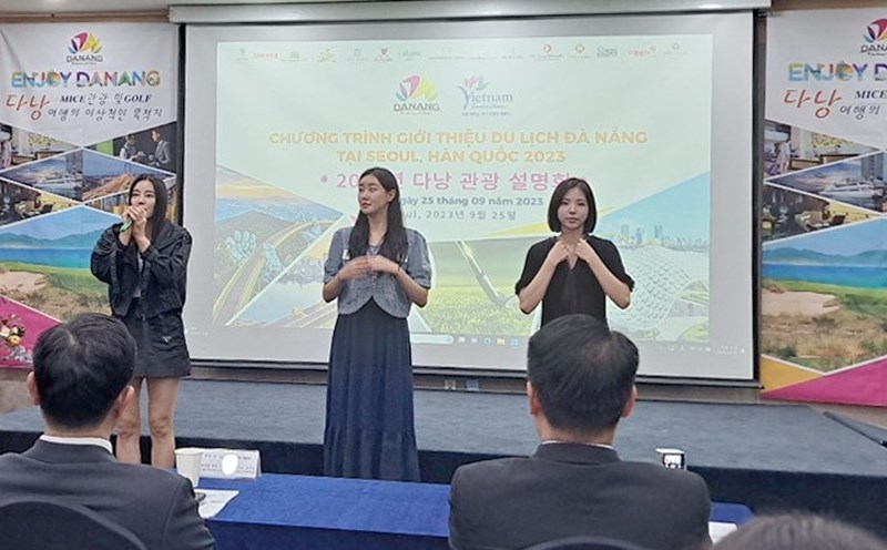 Chương trình giới thiệu du lịch Đà Nẵng tại Hàn Quốc. Ảnh: Sở Du lịch Đà Nẵng