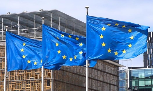 Trụ sở EU ở Brussels, Bỉ. Ảnh: Xinhua