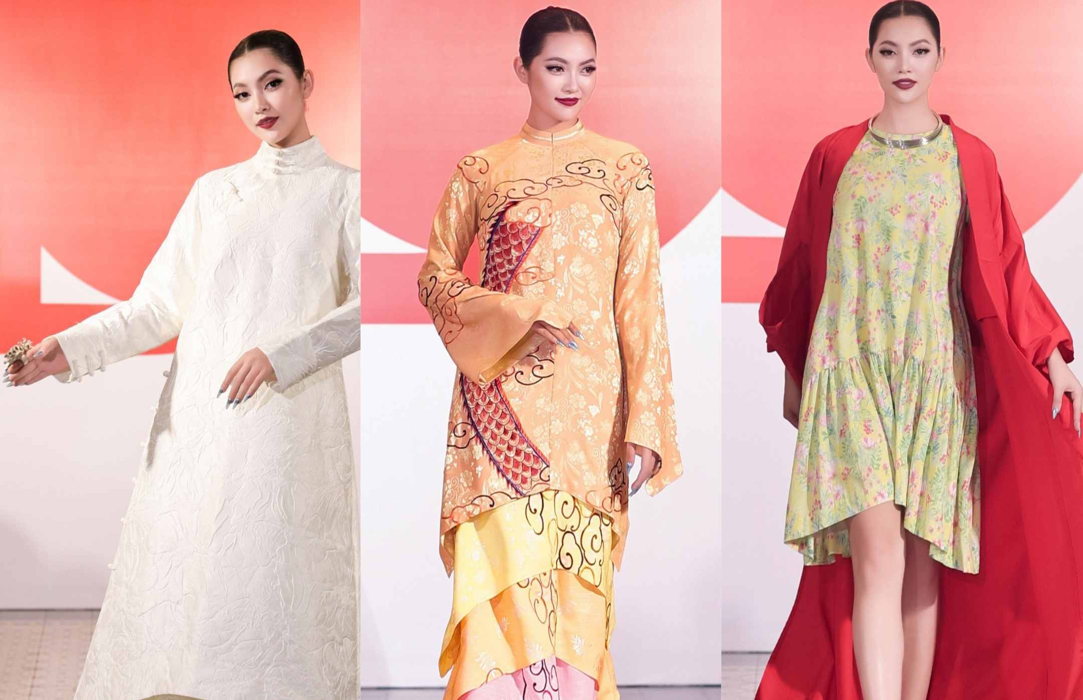 Hoa hậu Thu Uyên đảm nhận vai trò vedette trong show thời trang. Ảnh: BTC. 