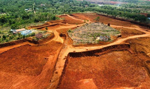 Dự án khai thác bô xít ở tỉnh Đắk Nông. Ảnh: Bảo Lâm