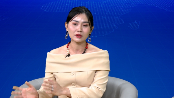bà Nguyễn Thị Huyền - Tổng giám đốc Công ty cổ phần Sản xuất và xuất khẩu Quế Hồi Việt Nam Vinasamex