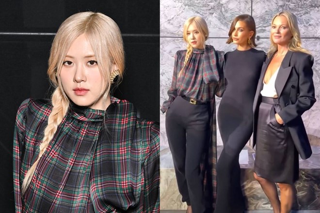 Rosé (Blackpink) is close to supermodel Kate Moss and Justin Bieber's wife