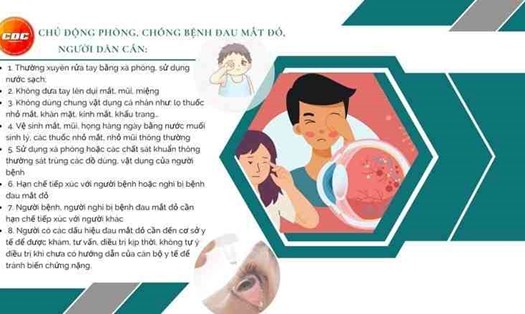 Lào Cai triển khai các biện pháp phòng chống, lây nhiễm dịch bệnh đau mắt đỏ tại trường học. Ảnh: Bảo Nguyên