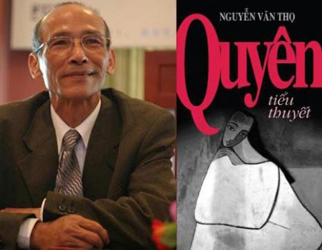 Nhà văn Nguyễn Văn Thọ đoạt Giải thưởng Nhà nước về văn học nghệ thuật với tiểu thuyết "Quyên". Ảnh: Chụp màn hình