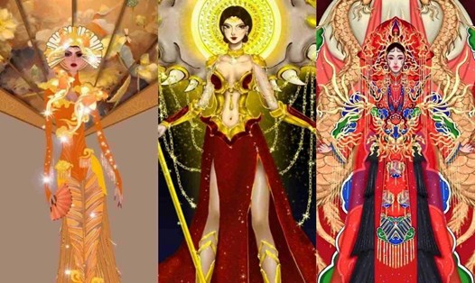 Nhiều thiết kế ấn tượng đã xuất hiện tại cuộc thi Hoa hậu Hoàn vũ Việt Nam 2023. Ảnh: BTC.