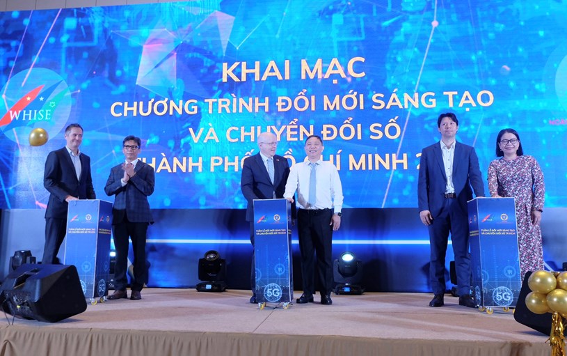 Khai mạc Triển lãm Tuần lễ Đổi mới sáng tạo và Chuyển đổi số TPHCM năm 2022. Ảnh: minh họa TTHTT Bộ KHCN