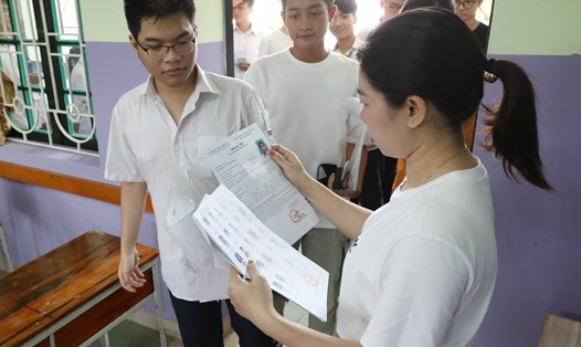 Thí sinh tham dự kì thi tốt nghiệp THPT năm 2023. Ảnh: Hải Nguyễn