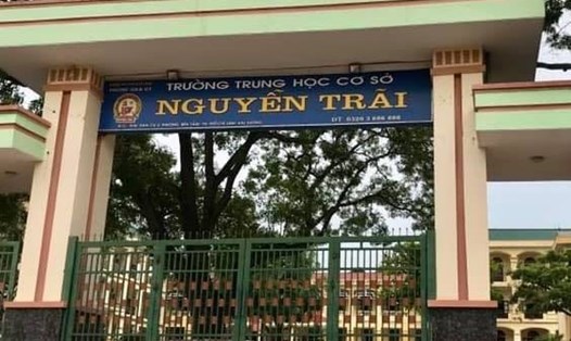 Trường THCS Nguyễn Trãi phải trả lại phụ huynh nhiều khoản thu chưa đúng quy định. Ảnh: Fanpage Trường THCS Nguyễn Trãi