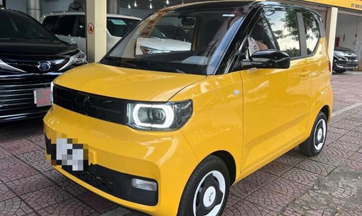 Mẫu xe điện mini Wuling Hongguang MiniEV là mẫu xe ôtô được phân phối chính hãng có mức giá bán thấp nhất thị trường Việt. Ảnh: Lâm Anh