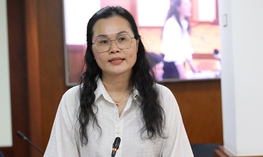 Bà Lê Thụy Mỵ Châu - Phó Giám đốc Sở GDĐT TPHCM.  Ảnh: THÀNH NHÂN