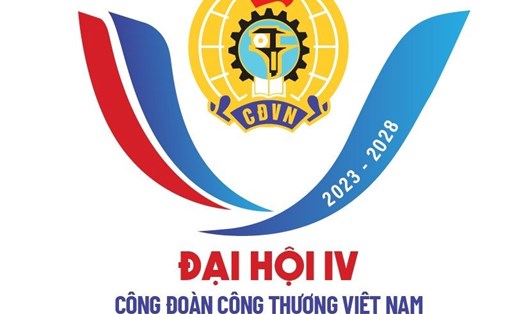 Biểu trưng Đại hội Công đoàn Công Thương Việt Nam lần thứ IV. Ảnh: CĐCTVN