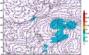 Dự báo áp thấp gần Biển Đông có thể mạnh lên thành bão