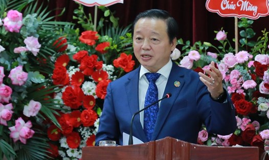  Phó Thủ tướng Trần Hồng Hà phát biểu tại lễ kỷ niệm. Ảnh: VGP/Minh Khôi
