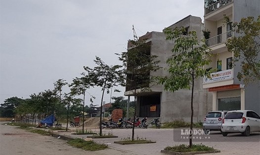 Dự án Tổ hợp khách sạn, siêu thị kinh doanh dược, y tế và nhà ở tại xã Nghi Phú (TP. Vinh) có nhiều sai phạm. Ảnh: Quang Đại