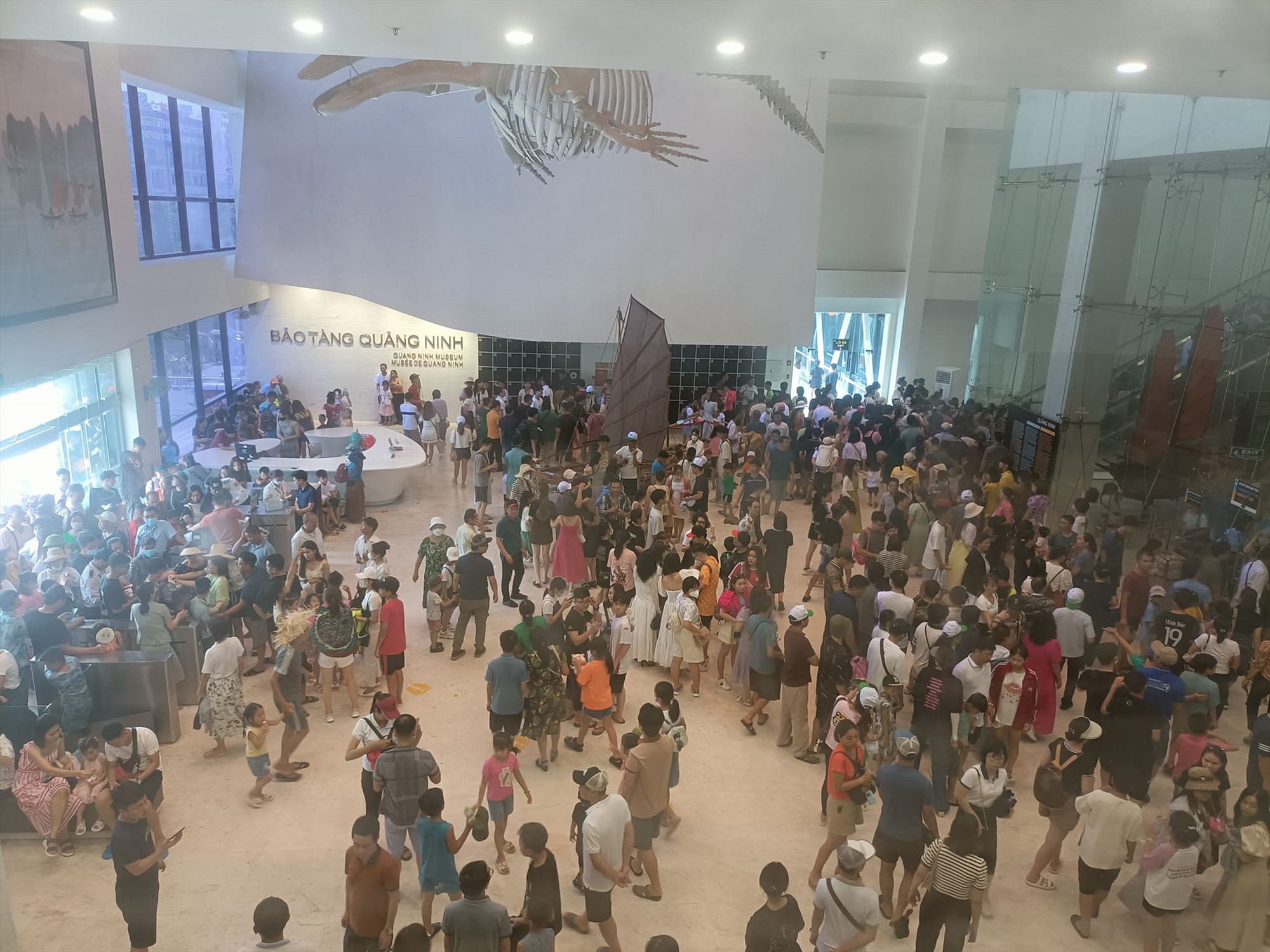 Bảo tàng Quảng Ninh đón 18.390 lượt khách từ 1.9 đến 12h ngày 3.9. Ảnh: Bảo tàng Quảng Ninh