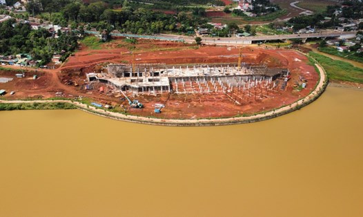 Lĩnh vực xây dựng là một trong những nguồn thu ngân sách ở Đắk Nông. Ảnh: Bảo Lâm