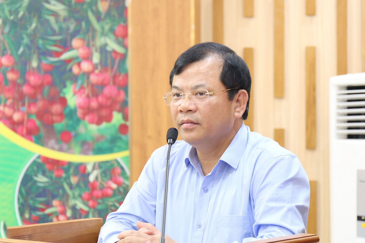 Ông Phan Thế Tuấn - Phó chủ tịch UBND tỉnh Bắc Giang. Ảnh: Văn Giang