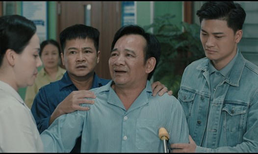 Diễn viên Quang Tèo trong phim. Ảnh: NSX.