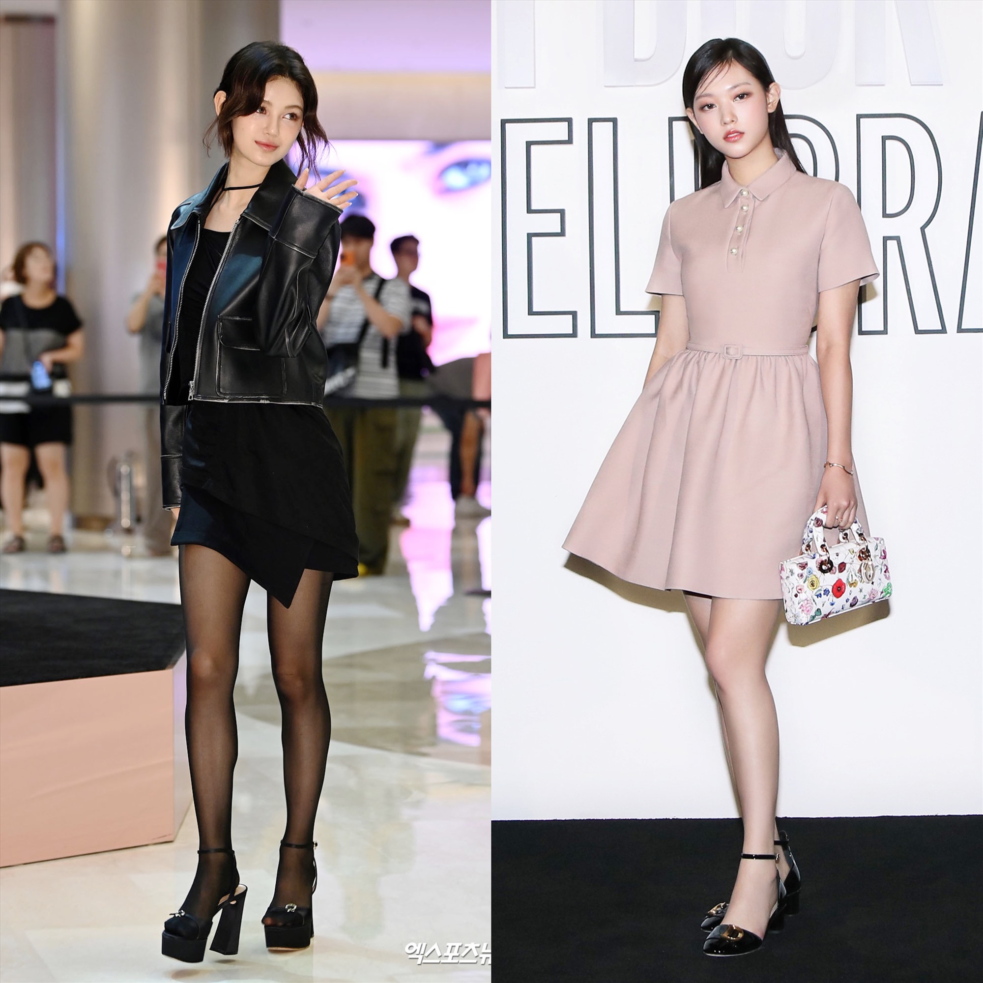 Danielle, Haerin (NewJeans) tham dự sự kiện của YSL Beauty và Dior tại Hàn Quốc hôm 1.9. Ảnh: Naver