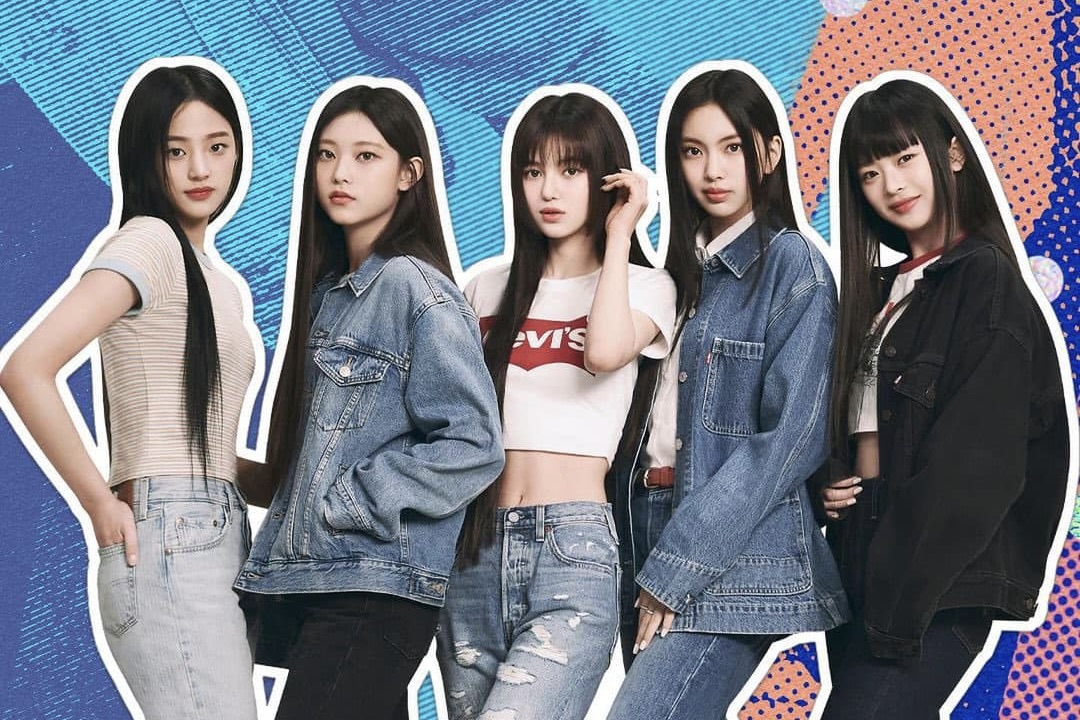 Đại sứ toàn cầu Levi’s, NewJeans. Ảnh: Naver