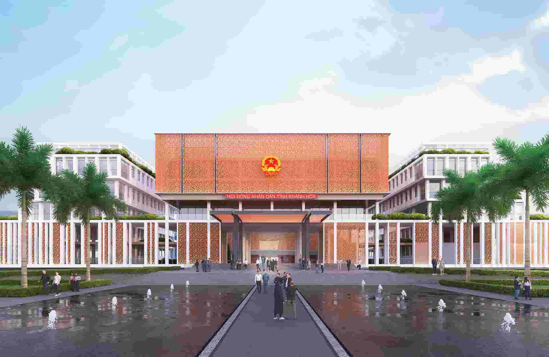 Phối cảnh trụ sở HĐND tỉnh Khánh Hòa.