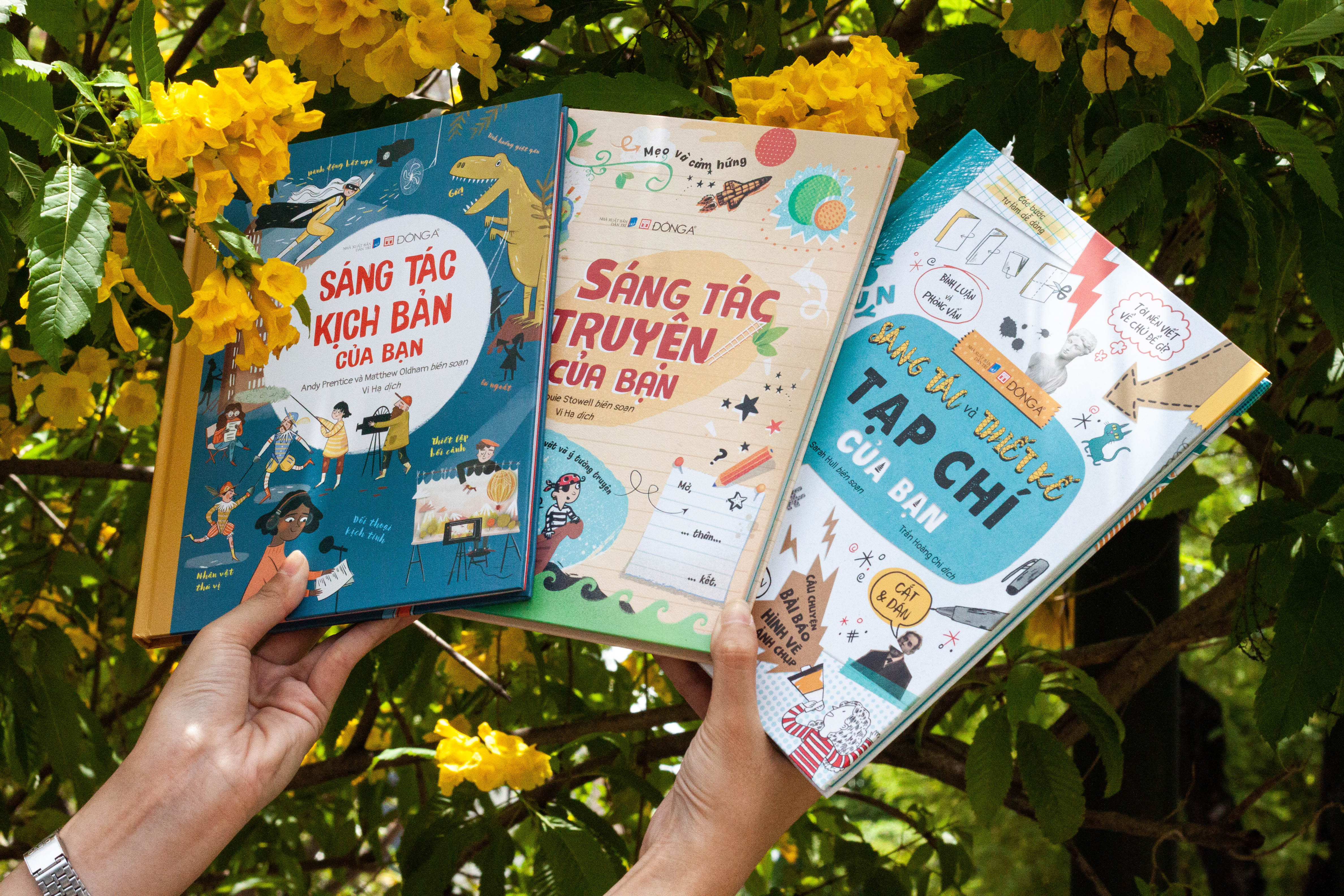 Bộ sách "Bí kíp sáng tác" chính thức ra mắt độc giả Việt Nam. Ảnh: Đ. A