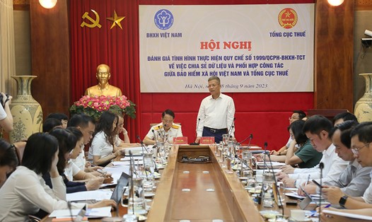 Phó Tổng Giám đốc BHXH Việt Nam Trần Đình Liệu phát biểu tại hội nghị. Ảnh: Đức Minh

