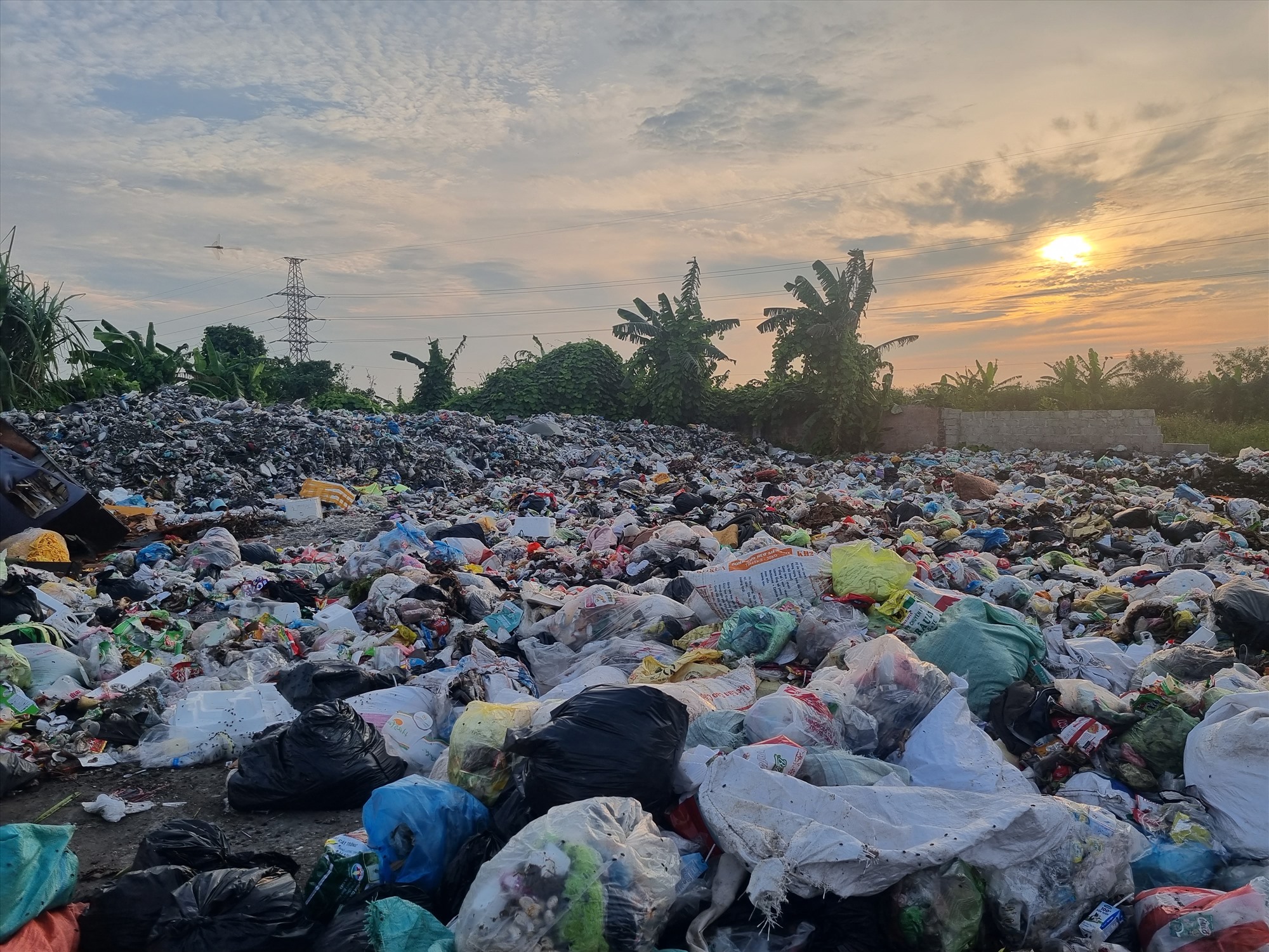 Bãi rác xã Đông Hải (huyện Quỳnh Phụ) là ga rác trung chuyển của địa phương có vị trí tại thôn Đồng Kỷ và ngay gần với đường QL10.