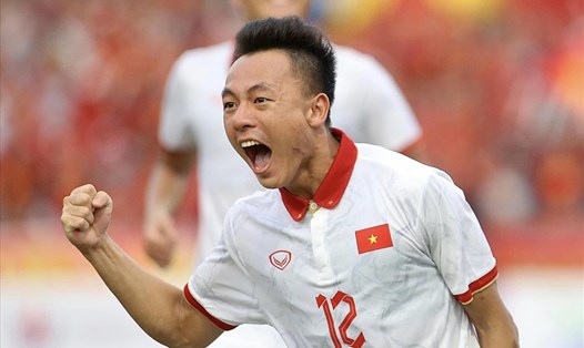 Thái Sơn là nhân tố đáng chú ý của U23 Việt Nam. Ảnh: Minh Phong