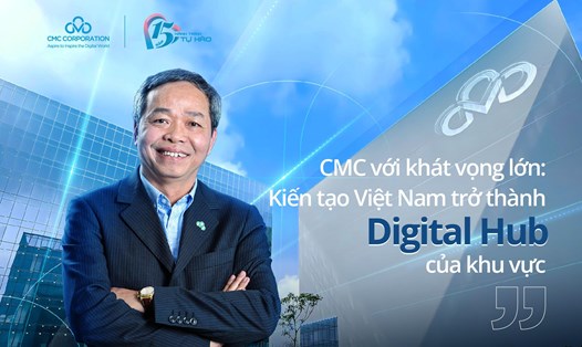CMC Telecom là công ty tiên phong trong chuyển đổi số, xây dựng nền tảng số, giải pháp an ninh mạng mang tầm quốc tế. Ảnh: CMC