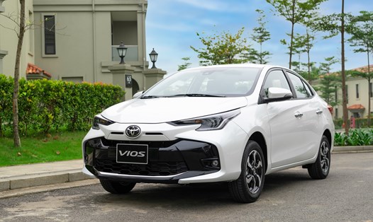 Doanh số mẫu xe Vios sụt giảm lên tới 86% ở kì báo cáo gần nhất hồi tháng 7.2023. Ảnh: Toyota